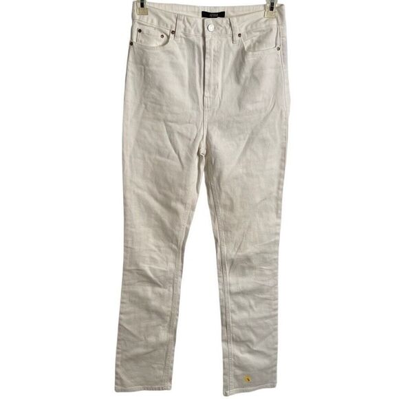 AFRM Womens Heston Jean 26 Bright White High Rise High Waisted Straight Leg - Picture 1 of 8